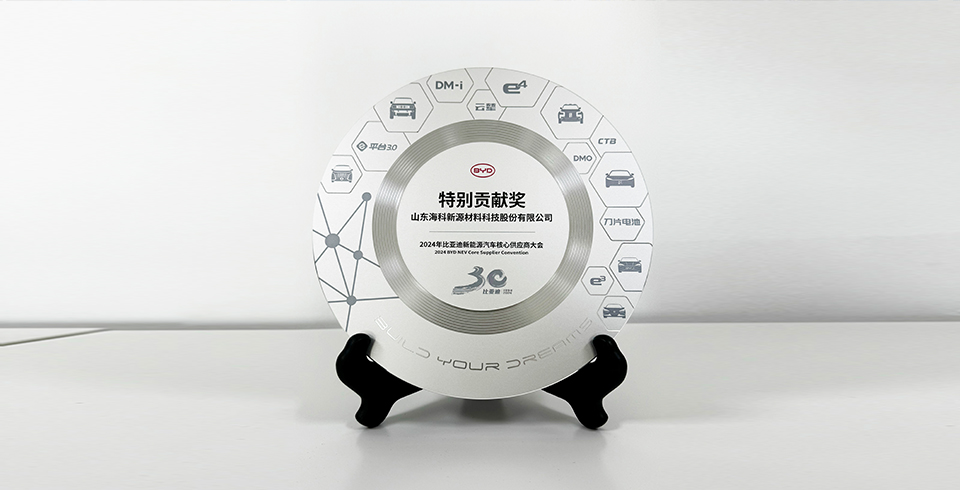开云网页版·官方版在线登入-开云（中国）连续四年再度荣获比亚迪2024年“特别贡献奖”